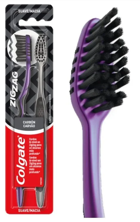 COLGATE CEP.DTAL ZIGZAG CARBON X 2 U. (12)