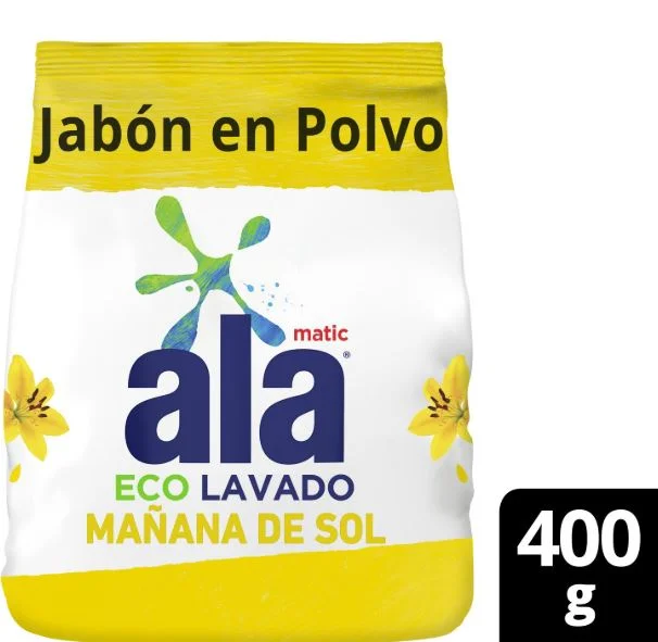 ALA J.POLVO MATIC ECO LAVADO SOL X 400 G. (24)