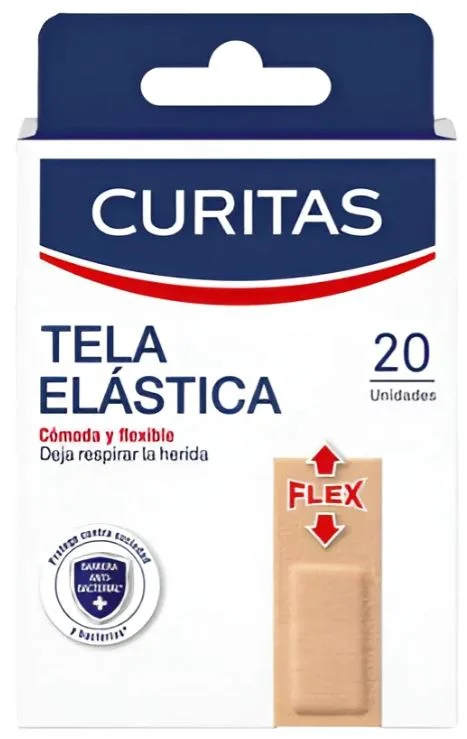 CURITAS APOS.TELA ELASTICA X 20 U.- UNIDAD- (12) - 