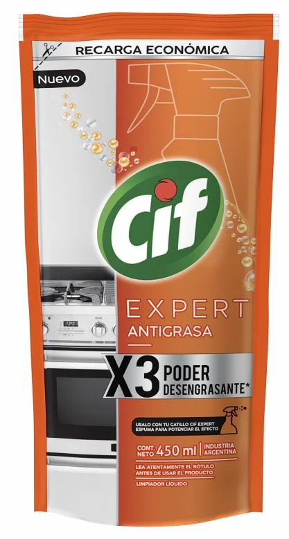 CIF ANTIGRASA BIODEGRADABLE X 450 ML D.PACK (15)