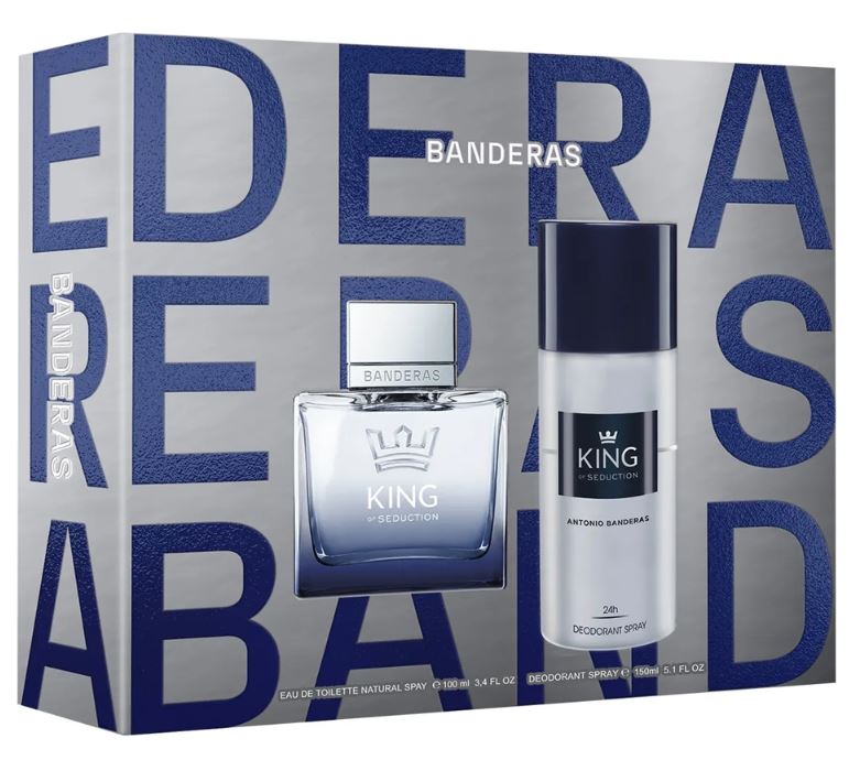 A.BANDERAS KING OF SEDUCTION MEN EAU X 100 ML+ DEO - ESTUCHE -